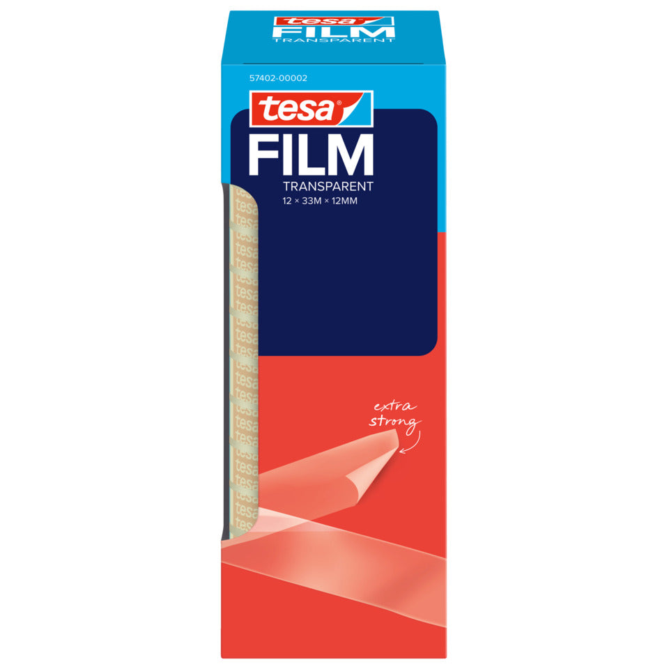 Klebefilm tesafilm® Office-Box, 33mx12mm, 12 Rollen, transparent TESA 57402-00002-01 TESA 57402-00002-01 Office Box