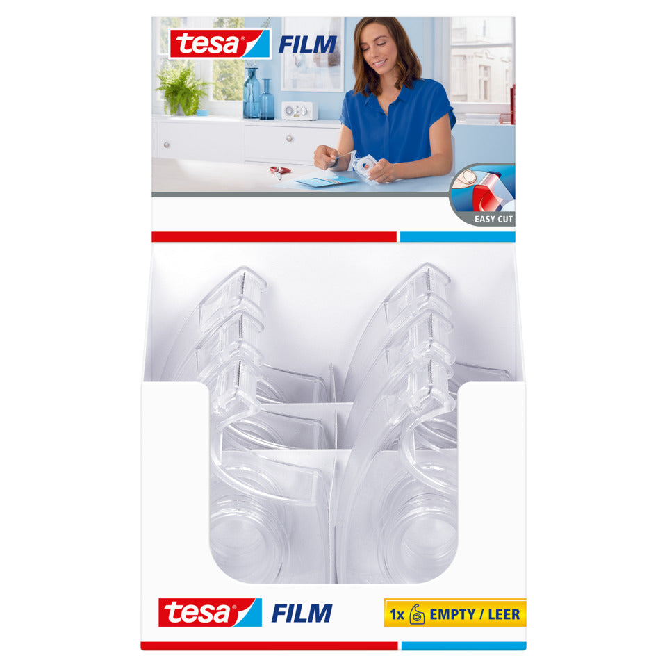 Handabroller EasyCut leer, 33mx19mm, transparent TESA 57446-00001-01 TESA 57446-00001-00 leer EasyCut