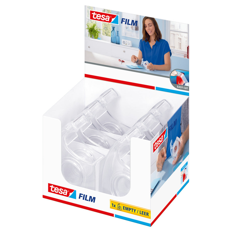 Handabroller EasyCut leer, 33mx19mm, transparent TESA 57446-00001-01 TESA 57446-00001-00 leer EasyCut