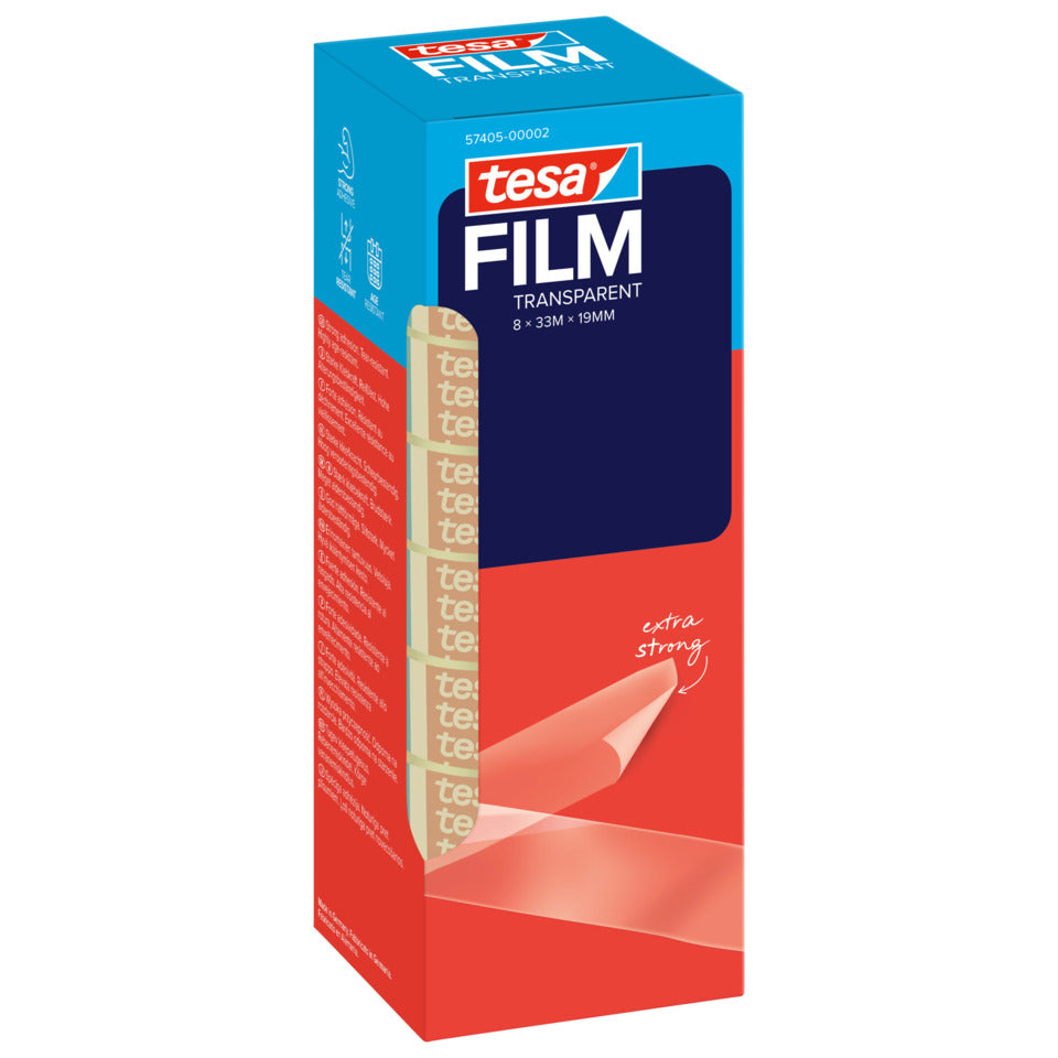 Klebefilm tesafilm® Office-Box, 33mx19mm, 8 Rollen, transparent TESA 57405-00002-01 TESA 57405-00002-01 OfficeBox
