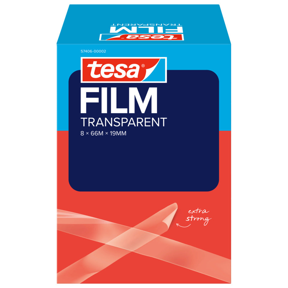 Klebefilm tesafilm® Office-Box, 66mx19mm, 8 Rollen, transparent TESA 57406-00002-01 TESA 57406-00002-01 OfficeBox
