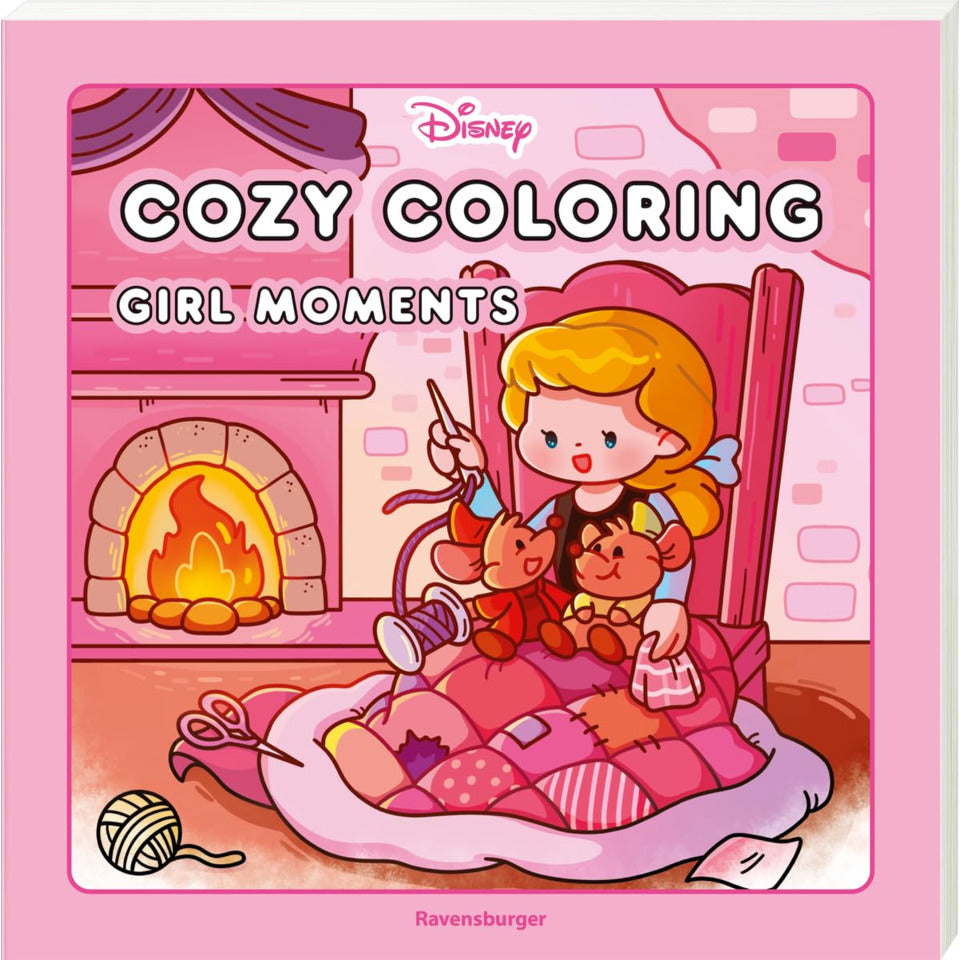 Malen nach Zahlen Cozy Coloring Disney - Girl Moments RAVENSBURGER 48131