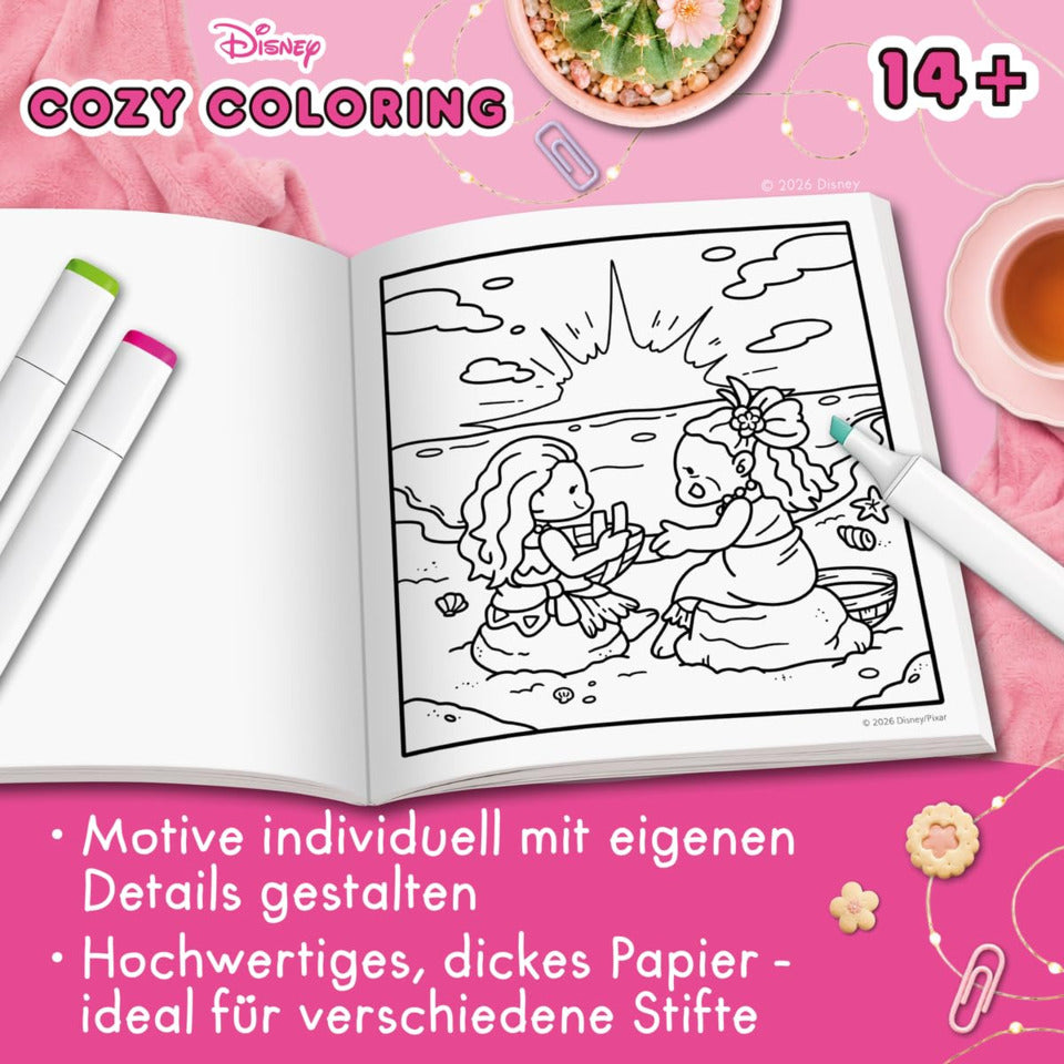 Malen nach Zahlen Cozy Coloring Disney - Girl Moments RAVENSBURGER 48131