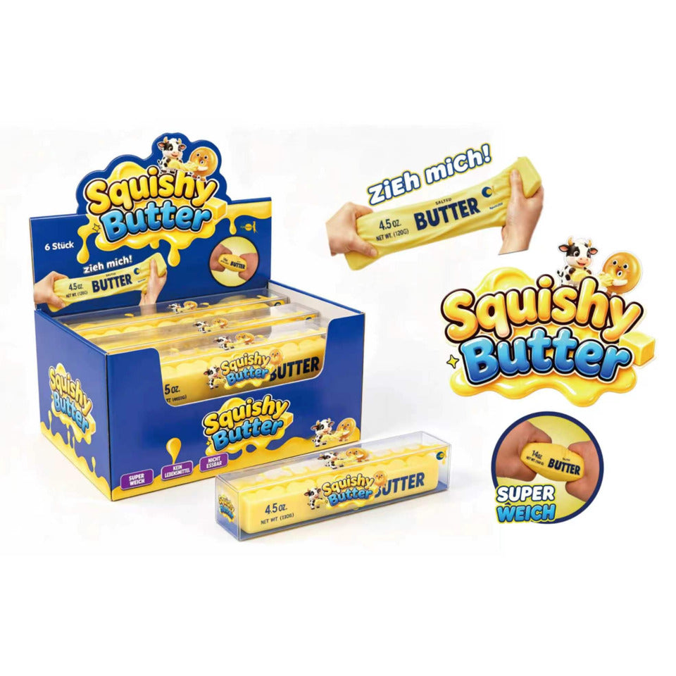 Quetschfigur Squishy Butter gelb RG5344 160g