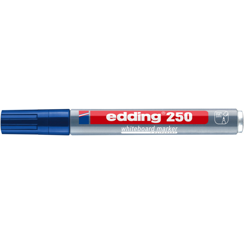 Boardmarker 250, 1,5-3mm, Rundspitze, blau EDDING 4-250003 EDDING 4-250003 Rundspitze nachfüllbar