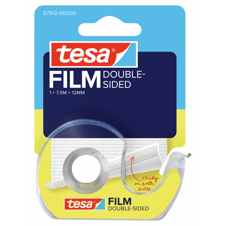 Klebefilm tesafilm® doppelseitig, 7,5m x 12mm inkl. Abroller TESA 57912-00000-02 TESA 57912-00000-02 m.Abroller
