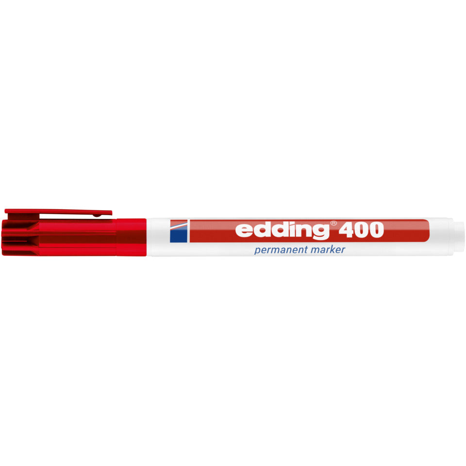 Permanentmarker 400, Rundspitze, nachfüllbar, 1mm, rot EDDING 4-400002 EDDING 400-002  Rundspitze nachfüllbar