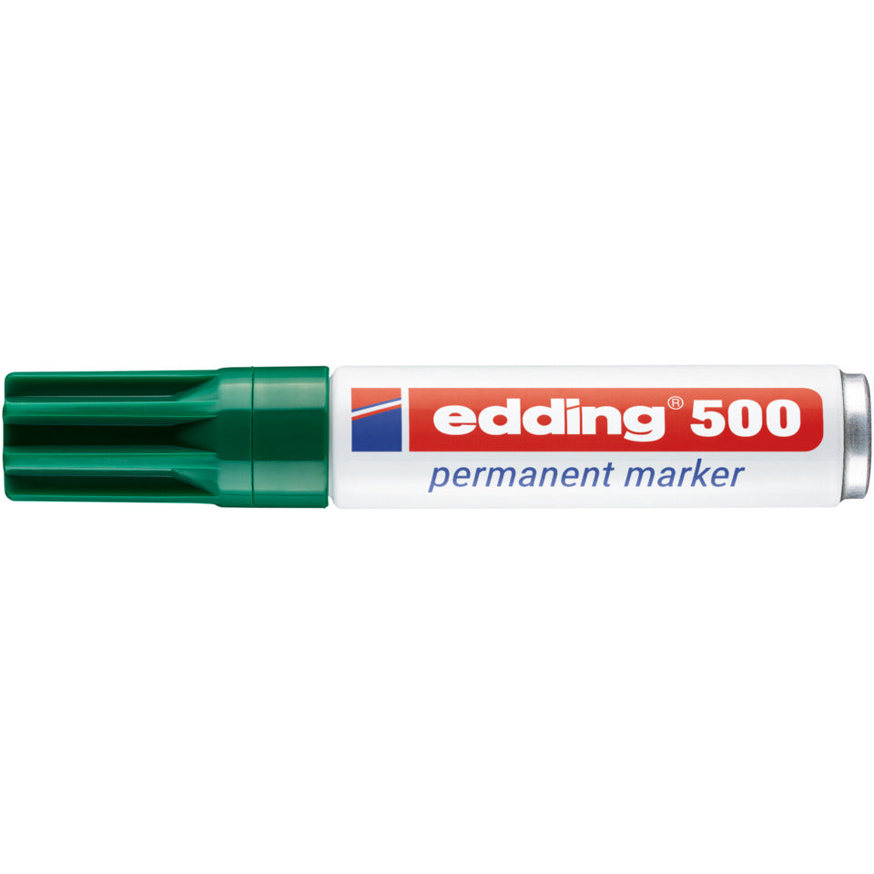 Permanentmarker 500, Keilspitze, nachfüllbar, 2-7mm, grün EDDING 4-500004 EDDING 500-004 Keilspitze nachfüllbar