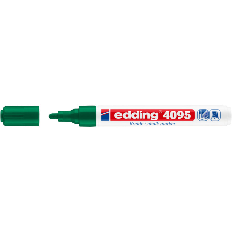 Windowmarker 4095, 2-3mm, Rundspitze, grün EDDING 4-4095004 EDDING 4095-004 Kreidemarker Rundspitze
