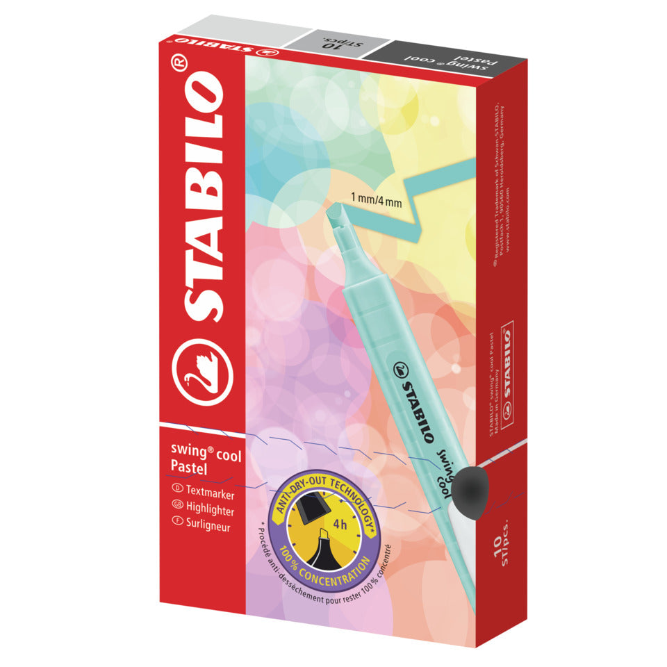 Textmarker Swing Cool Wildflower, 1-4 mm, Keilspitze, grauviolett STABILO 275/162 STABILO 275/162 Wildflower